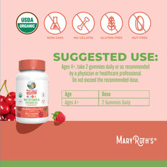 Organic Kids Multivitamin + Postbiotics Gummies