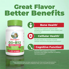 D3 + B12 Gummies (Strawberry)