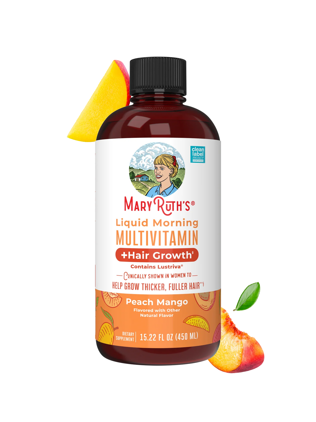 Liquid Morning Multivitamin + Hair Growth (2-Pack)